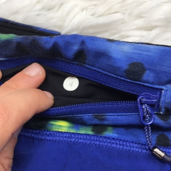 Lululemon Run: Speed Short Sapphire Blue Washi Weave Angel Wing - Picture 9 of 9